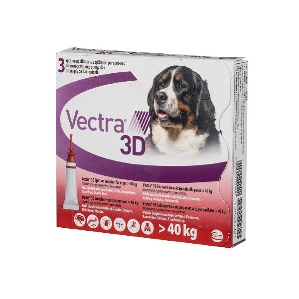 Vectra 3D Dog XL > 40 kg 3 pipetten - 20986 - 9803143