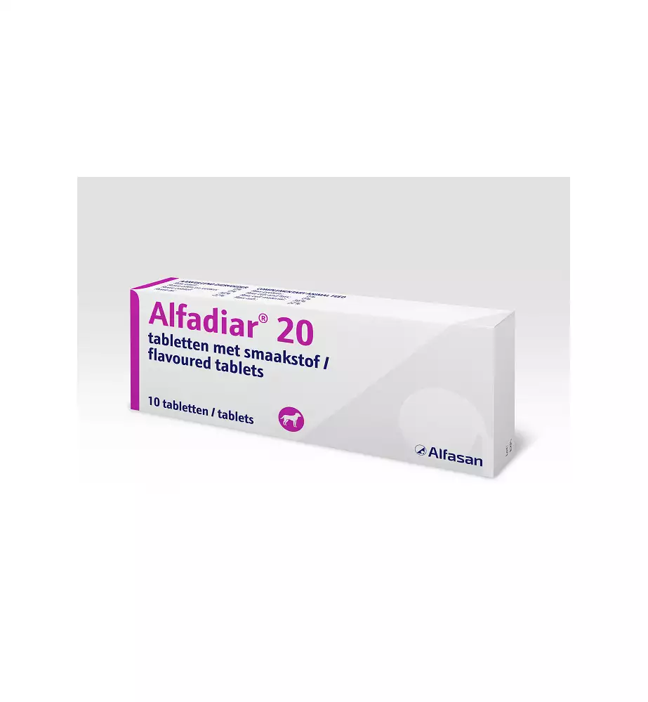 Alfadiar 20 10 tabletten - Alfadiar 20 600x600 2x - 9806477