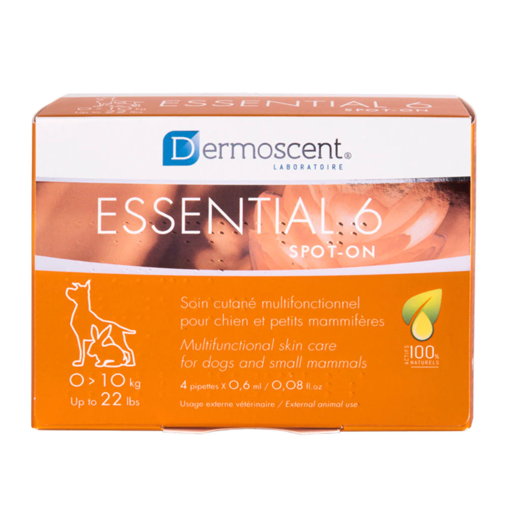 Dermoscent Essential 6 hond spot-on 0-10 kg 4 pipetten - Dermoscent essential 6 spot on 160100 1000 none jpg - 9804545