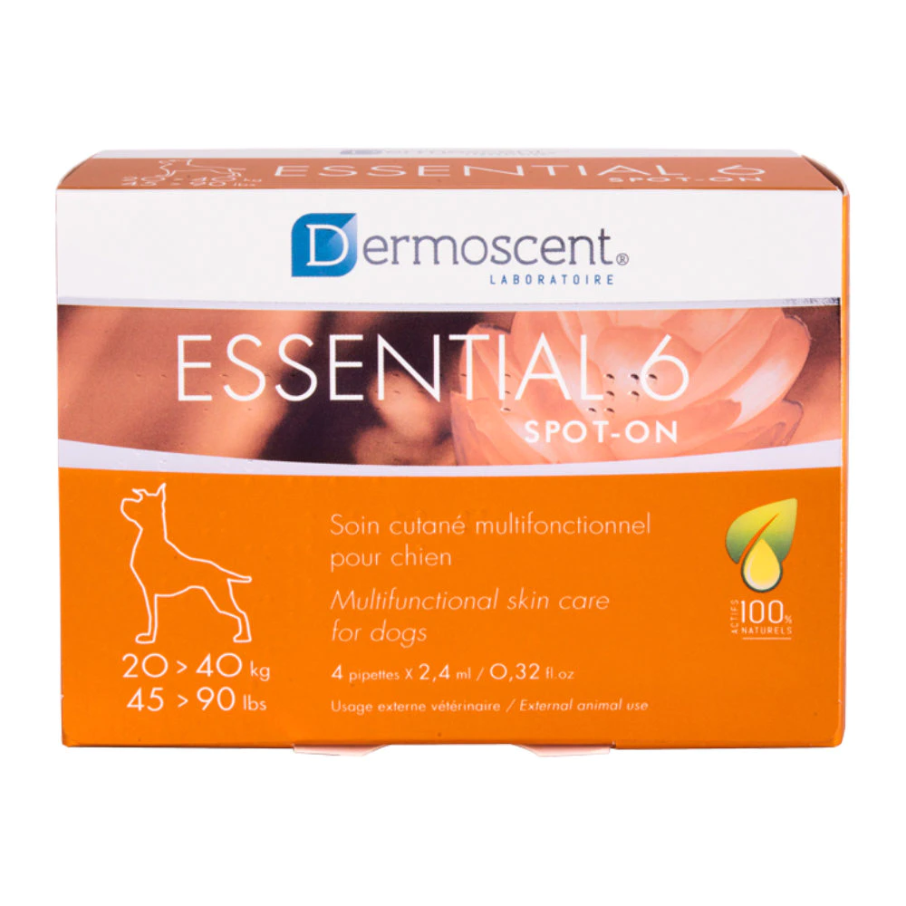 Dermoscent Essential 6 hond spot-on 20-40 kg 4 pipetten - Dermoscent essential 6 spot on hond 20 40 kg 98095 1000 none jpg - 9804546